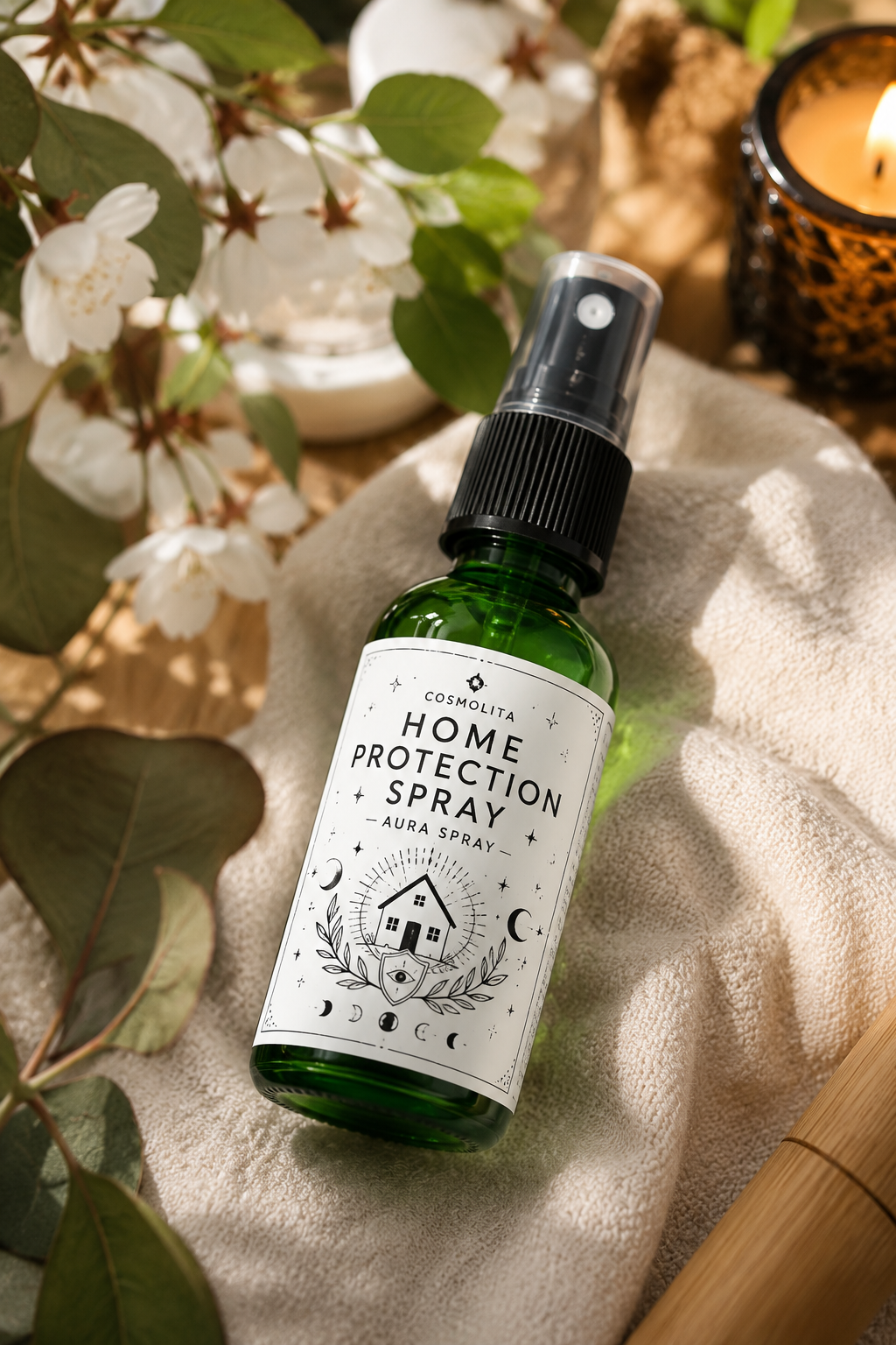 HOME PROTECTION SPRAY – Spirituelles Ritual Spray für Zuhause, Schutz & energetische Reinigung